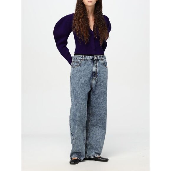 Alaia Cardigan Woman Violet - Picture 2 of 4